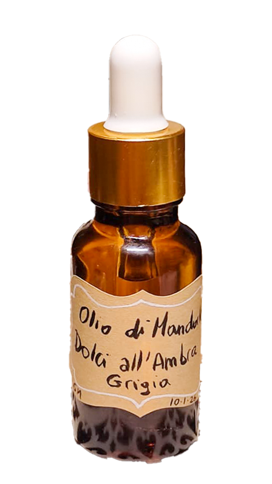 olio di mandorle dolci all'ambra grigia